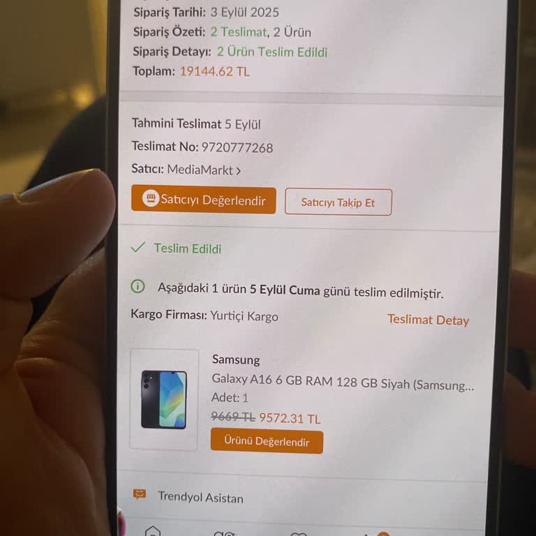 Trendyol Kargoda Kaybolan Telefonumun Ücreti Hala İade Edilmedi