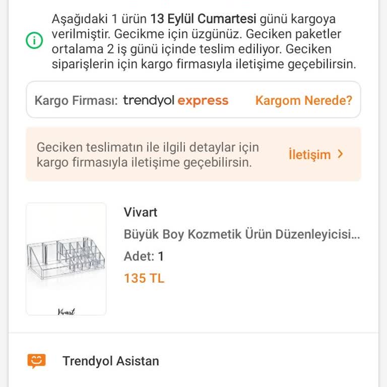 Kargom Teslim Edilmedi, Sürekli Oyalandım