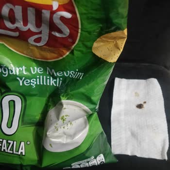 Cips Paketinde Yabancı Maddeyle Karşılaştım