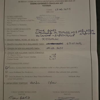 Hurda Yazarkasa İptal İşlemi Aylarca Tamamlanmadı, Bilgi Verilmedi