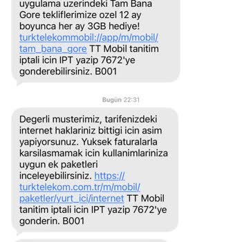Kullanmadığım İnternet İçin Yüksek Fatura Ve Eksik Bilgilendirme Mağduriyeti