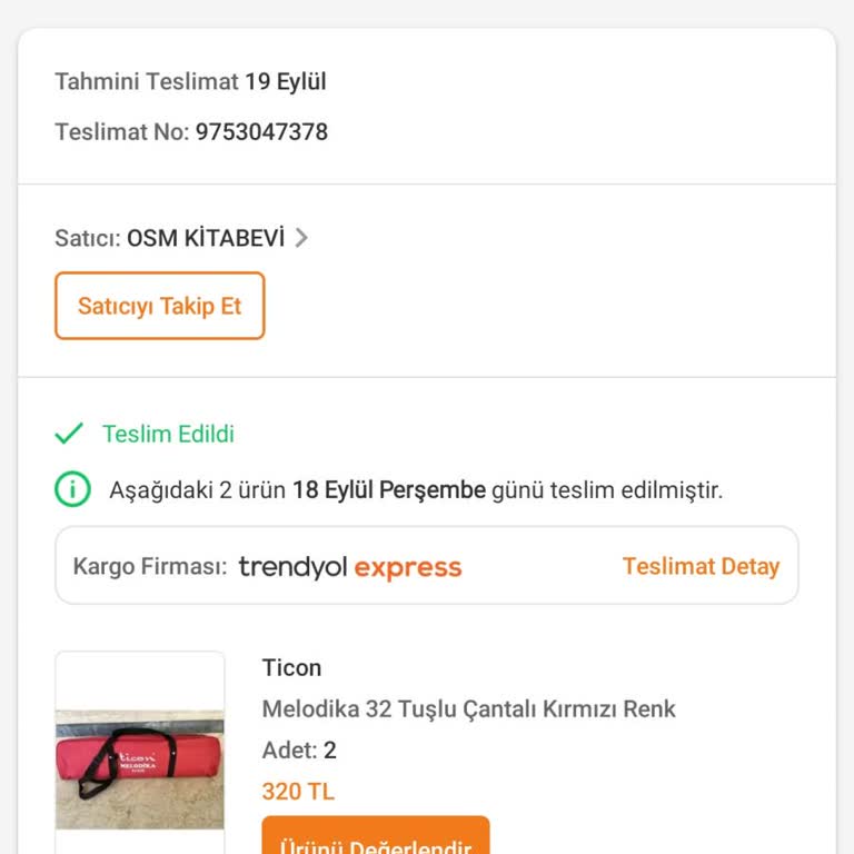 Trendyol Siparişim Eksik Gönderildi!