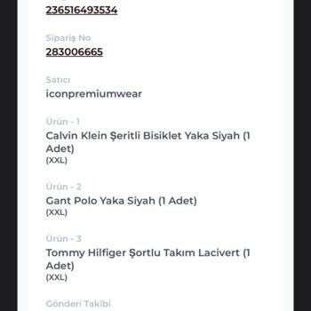 İcon Premium Wear Eksik Ürün Gönderildi Telafi Edilmedi!