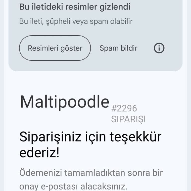 Siparişin Teslimat Tarihi Belirtilmedi Ve Firmadan Geri Dönüş Alınamadı