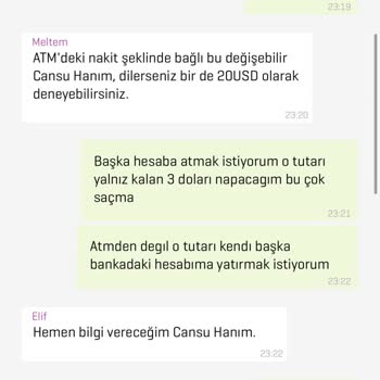 Düşük Tutar Çekiminde Limit Engeli Ve Çözüm Sunulmaması