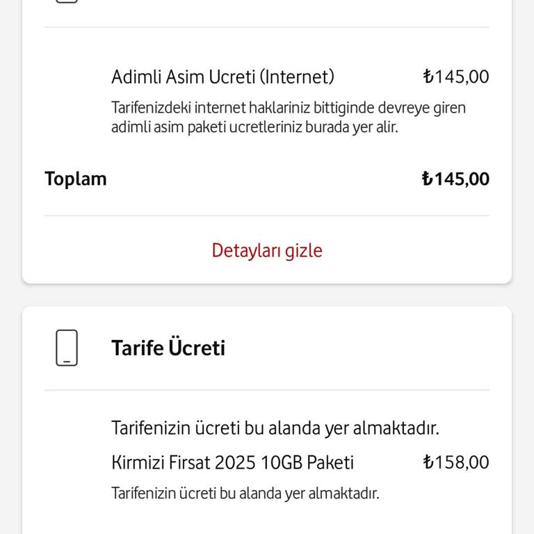 Kullanmadığım Ek İnternet İçin Yüksek Adımlı Aşım Ücreti Yansıtıldı