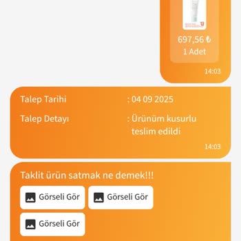 Orijinal Olmayan Ve Hasarlı Ürün, İade Sorunu Ve Mağduriyet