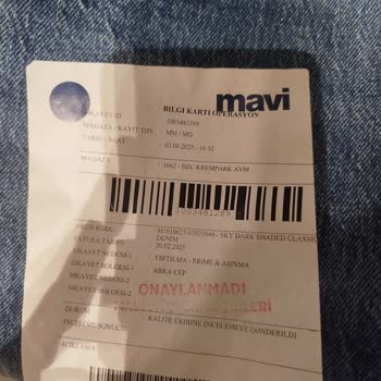 Aldığım Jean Pantolonlar Kısa Sürede Yırtıldı, Garanti Kapsamında Yardım Alamadım