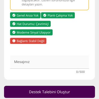 TurkNet Arıza Kaydına Rağmen Çözüm Sunmuyor