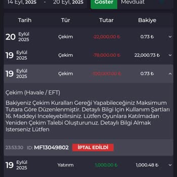 Kralbet Hesabımdan Açıklamasız Şekilde 78.000 TL Bakiyem Silindi, Acil Çözüm Bekliyorum