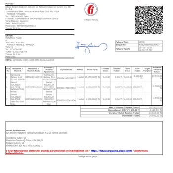 Hediye Denilen Kulaklıklar İçin Faturama 3600 TL Yansıtıldı İade İstiyorum