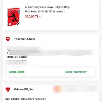 Kitap Setim Eksik Ve Hangi Ürünlerin Gönderildiği Belirsiz