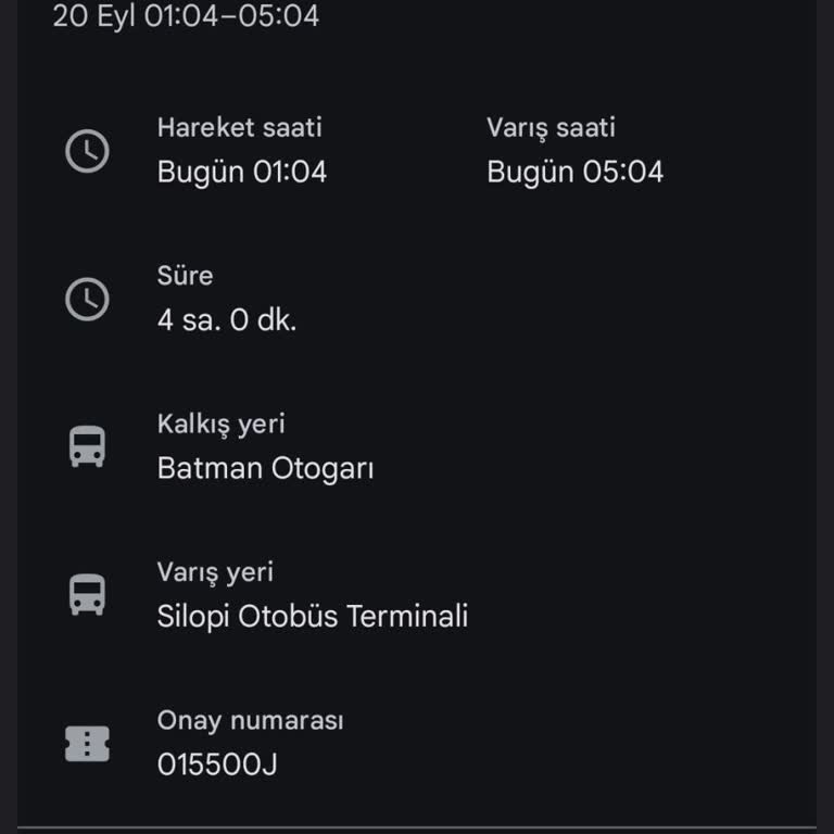 Otobüsün 4 Saat Gecikmesi Nedeniyle Mağduriyet Yaşadım