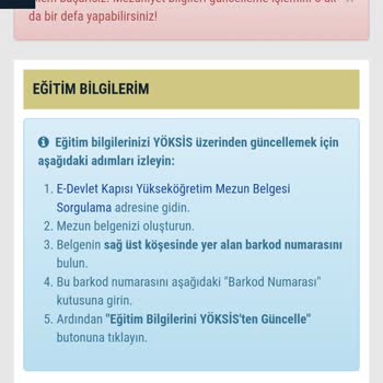 Başvuru Sisteminde Mezuniyet Belgesi Güncellenemiyor, Destek Alınamıyor