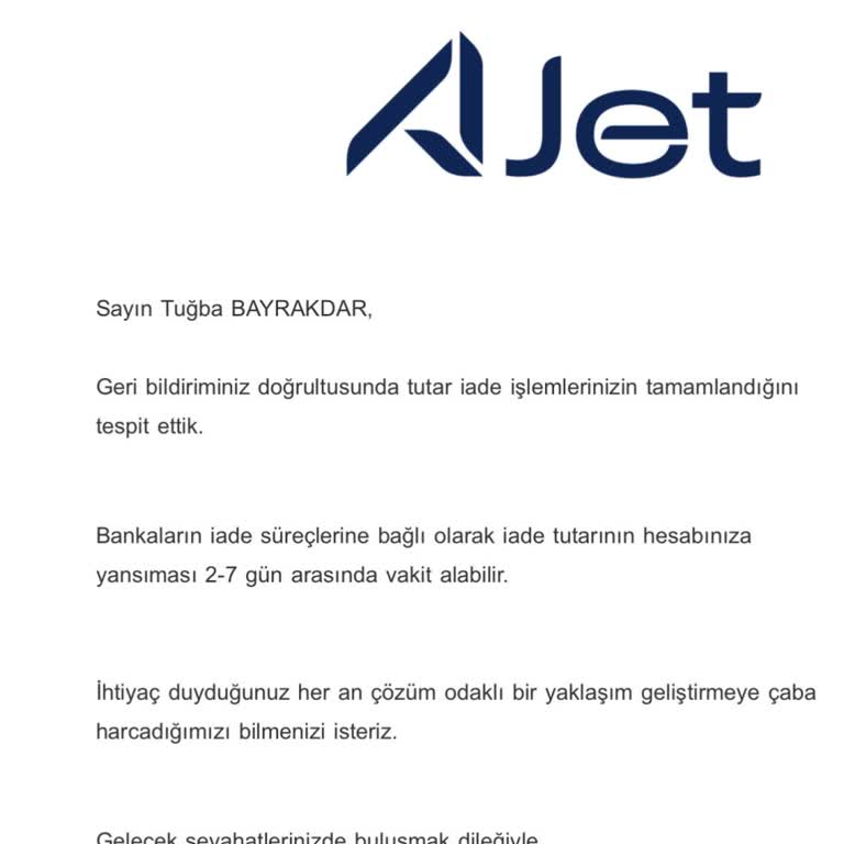 İade Tutarım Kartıma Yansıtılmıyor, Mağduriyet Yaşıyorum