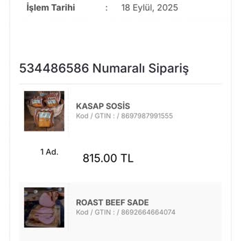 Yanlış Ürün Gönderildi, Kasap Sosis Yerine Frankfurt Sosis Teslim Edildi