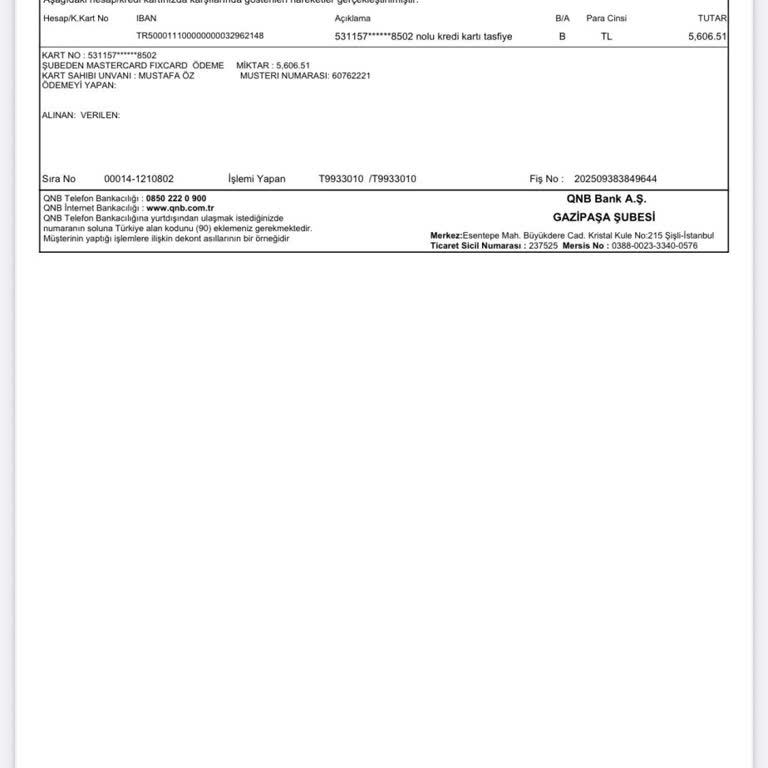 CardFinans Kartımdan Bilgilendirme Olmadan Yapılan Yüksek Tutarlı Kesinti Mağduriyeti
