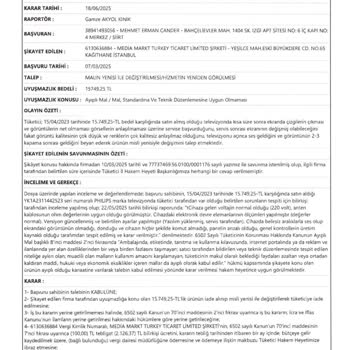 Hakem Heyeti Kararına Rağmen Media Markt’tan İade Ve İletişim Sorunu Mağduriyeti