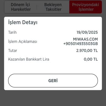 Sipariş Sonrası Bilgilendirme Ve Destek Alamadım