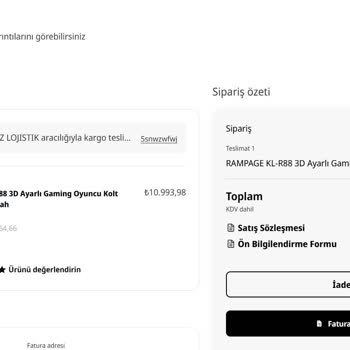 Eksik Teslimat Ve Sürekli Oyalama: Satın Aldığım Koltuk Hala Gönderilmedi