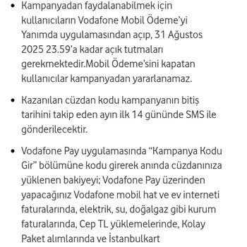 Vodafone Kampanya Hediyesi Bir Aydır Hesabıma Yüklenmedi