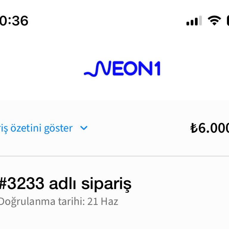 Neonbir Siparişim 3 Aydır Gönderilmedi Param Da İade Edilmedi!