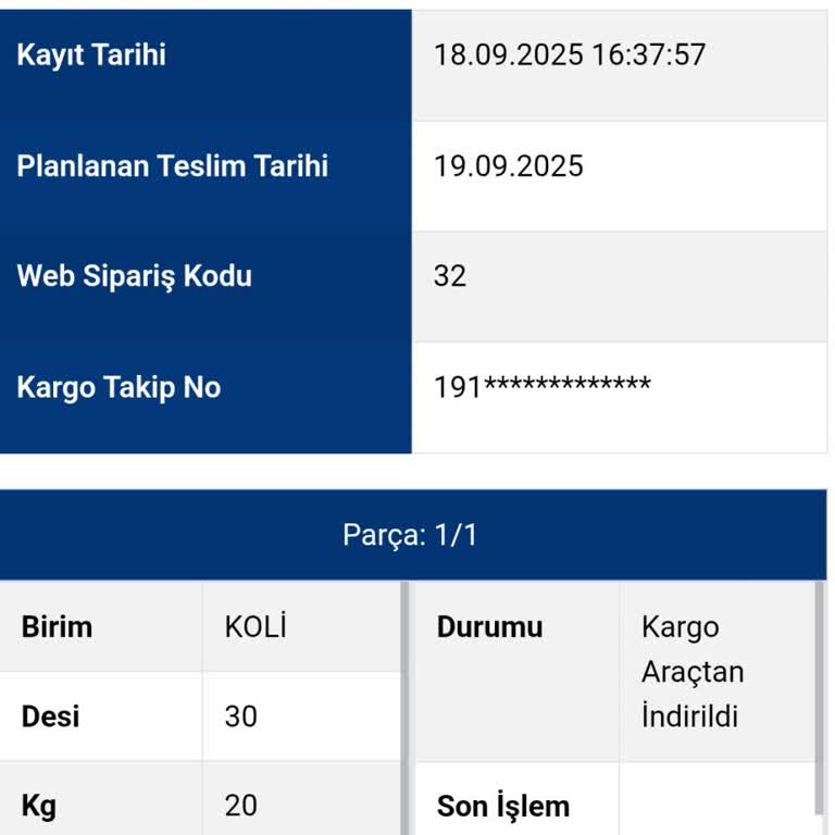 Kargom Maltepe Aktarma Merkezinde Bekletiliyor Teslimat Gecikiyor