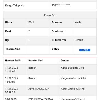 Siparişim Kargoya Verildi Gösteriliyor, Ancak Elime Ulaşmadı!