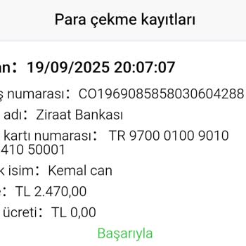 Aliexpress Transferim Tamamlandı Görünüyor Fakat Param Ziraat Hesabıma Geçmedi