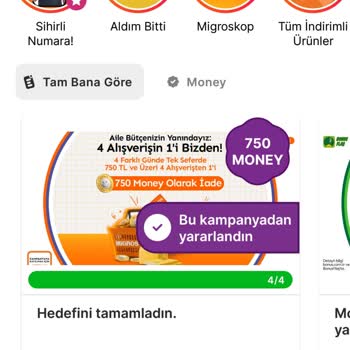 Kazandığım 750 Money Puanım Hesabıma Tanımlanmadı