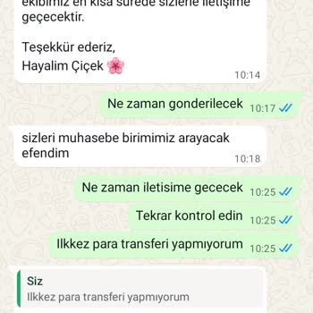 Sipariş Verildi, Çiçekler Teslim Edilmedi Ve Ücret İadesi Yapılmadı