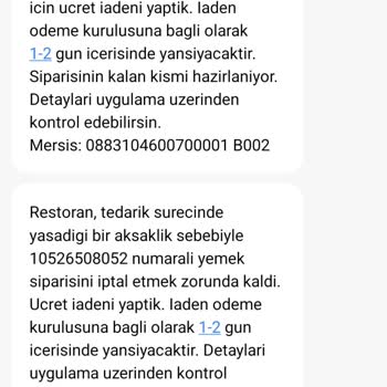 Açıklamasız İptal Edilen Sipariş Küçük Çocuğumu Üzdü