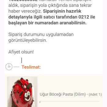 Açıklamasız İptal Edilen Sipariş Küçük Çocuğumu Üzdü