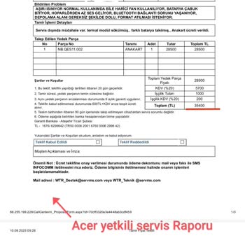 Yetkili Servis Görünümlü Firma Ve Kargo Şirketi İş Birliğiyle Cihazım Zarar Gördü