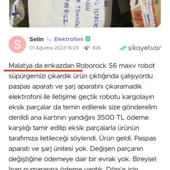 Yetkili Servis Görünümlü Firma Ve Kargo Şirketi İş Birliğiyle Cihazım Zarar Gördü