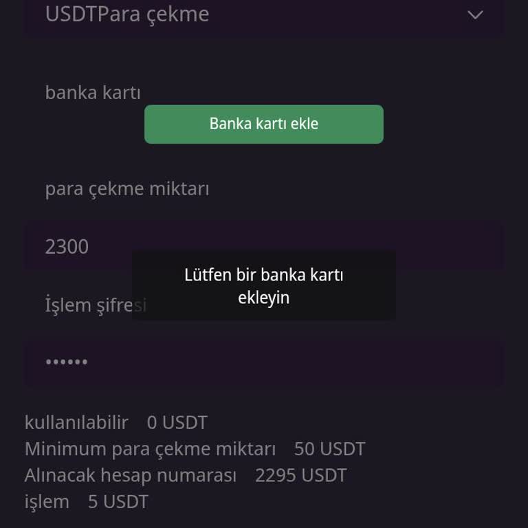 Kayıtlı Banka Hesabına Rağmen Para Çekemiyorum, Destek Alamıyorum