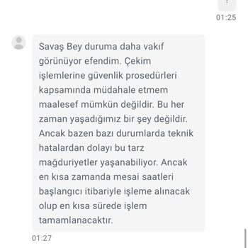 Çekim Talebim Sonrası Hesabım Engellendi, Param Ve Yanıt Alamıyorum