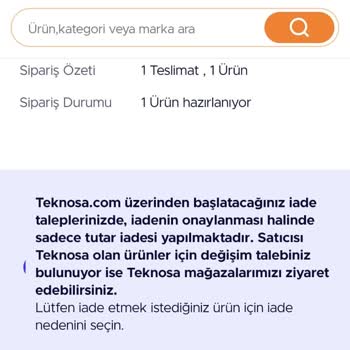 Yanlış Ürün, Değişim Yok; Mağduriyetim Giderilsin
