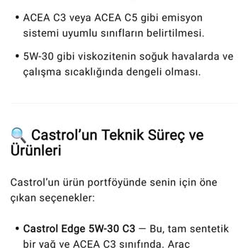 Yetkili Serviste Uygun Olmayan Yağ Kullanımı Sonrası Motor Sorunu