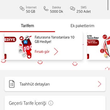 Vodafone Red Tarifemde Adil Olmayan Yüksek Fiyat Artışı Mağduriyetim
