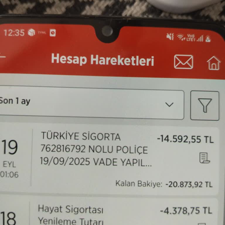 Bilgi Ve Onayım Olmadan Konut Sigortası Yenilenip Hesabımdan Para Çekildi