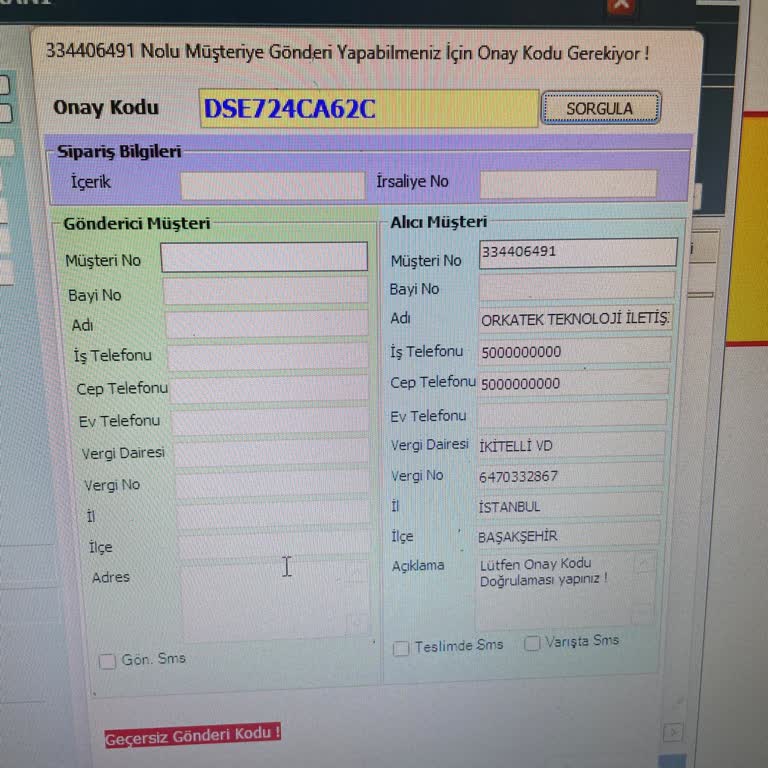 Yanlış İade Kodu Ve Eksik Bilgiyle Mağduriyet Yaşadım