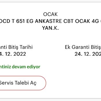 Garanti Kapsamındaki ürüne ücretli parça değişimi önerdiler.Servis Süreci Yordu