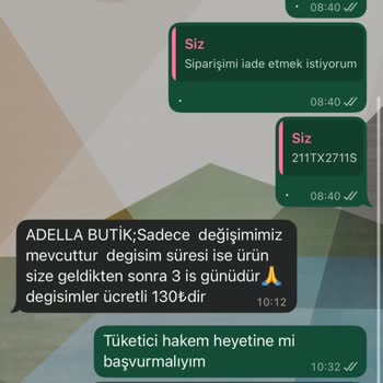 Yasal İade Hakkım Reddedildi Müşteri Hizmetleri Olumsuz Davrandı
