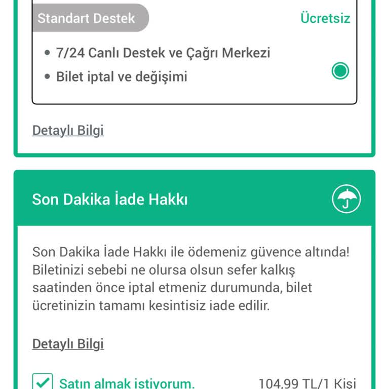 Obilette Zorunlu Gibi Sunulan Paket Seçimiyle Mağduriyet Yaşadım