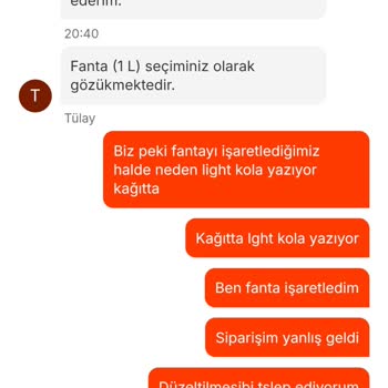 Yanlış Ürün Teslimatı Sonrası Çözüm Sunulmaması Mağduriyet Yaşattı
