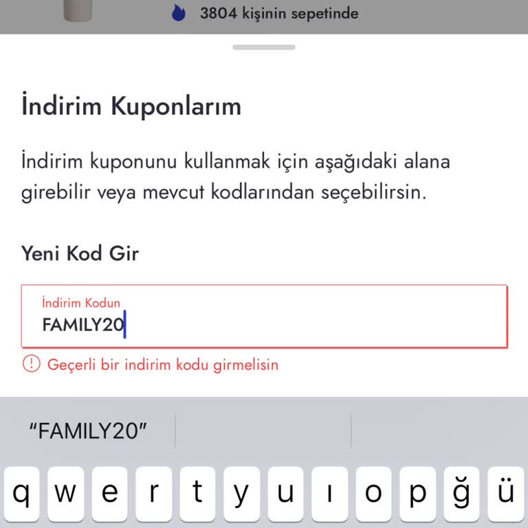 Boyner Mobil Uygulamasında Kupon Kullanımında Sürekli Sorun Yaşıyorum