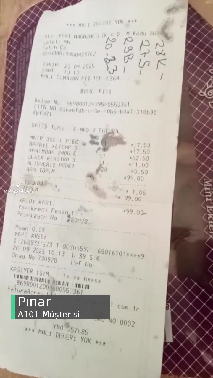 A101 Son Kullanma Tarihi Geçmiş Ürünleri Halka Satmaktadır videonun kapak resmi