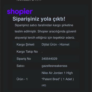 Sipariş Verildi Ürün Gelmedi Satıcıya Ulaşılamıyor