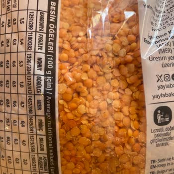 Yayla Kırmızı Mercimekte Sürekli Siyah Parçacıklar Çıkıyor